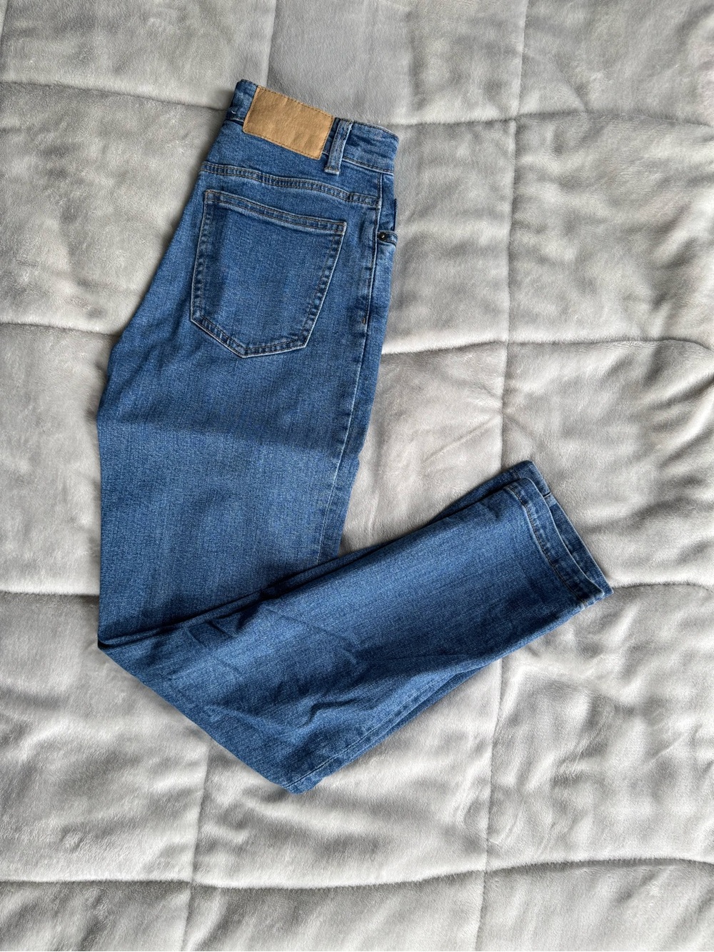Cotton On Women's Straight Leg Blue Denim Jeans